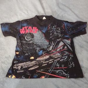 Vintage Star Wars Shirt Boy's Large